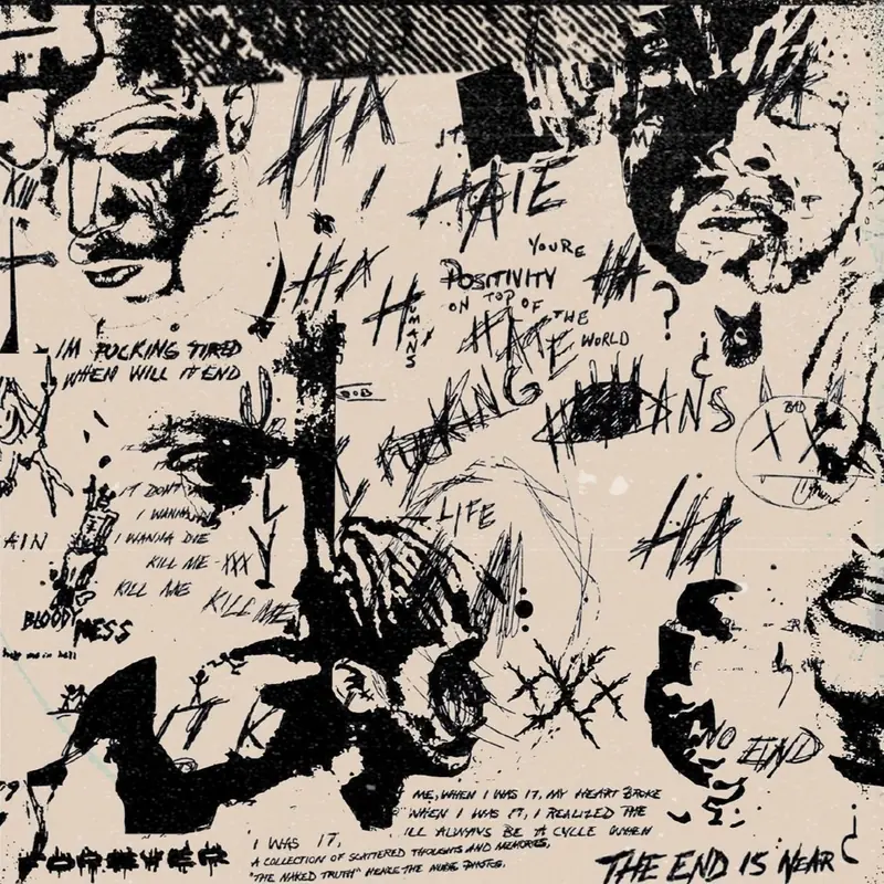 XXXTentacion, Bad Vibes Forever, alt vinyl cover